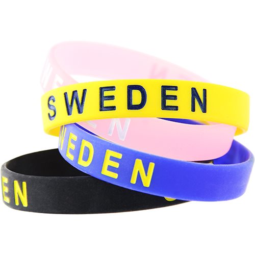 Silikonband Sweden, 4 fg.