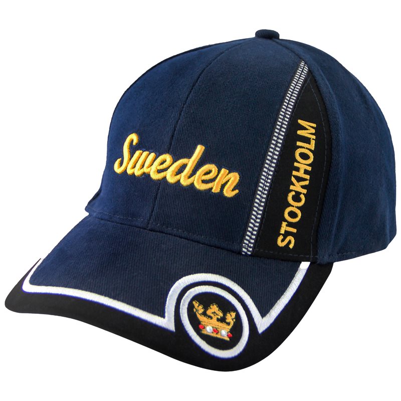 Cap Sweden Stockholm, navy - www.nordicsouvenir.com