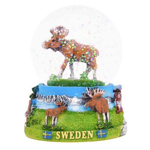 Vattenglob Älg (65mm), Sweden, poly