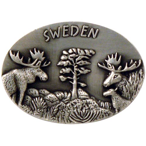 Magnet Älg SWE metall