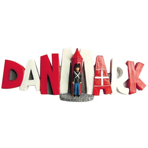 Magnet Danmark-text