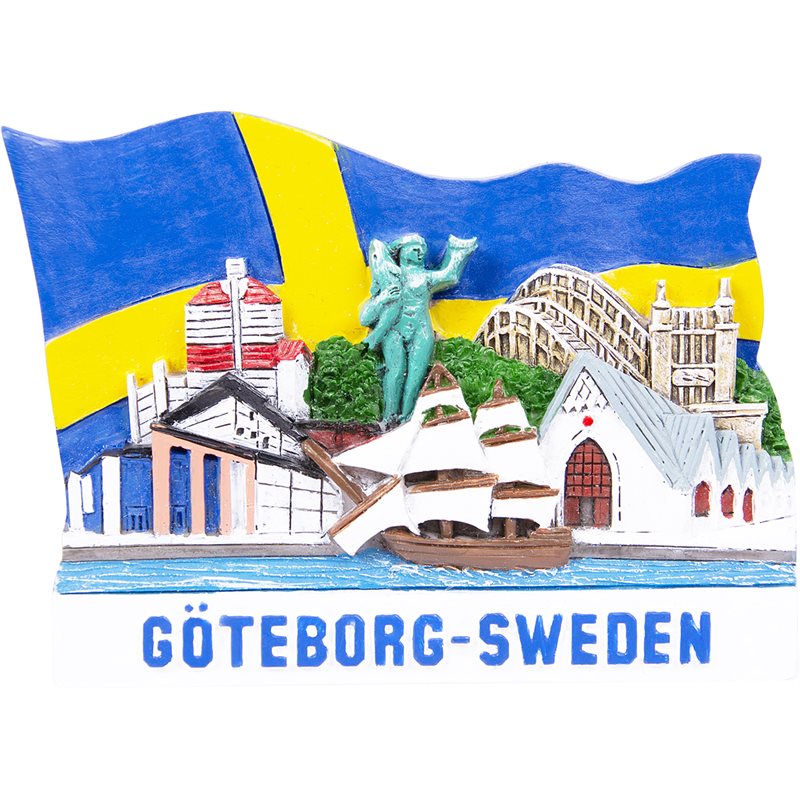 Magnet Göteborg m. flagga