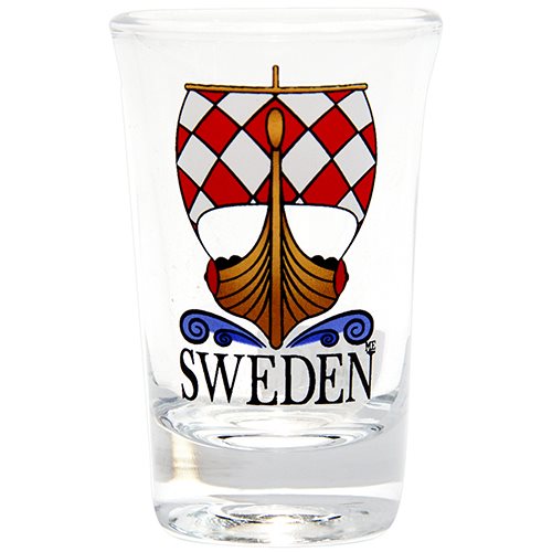 Shotglas Vik.skepp Sweden