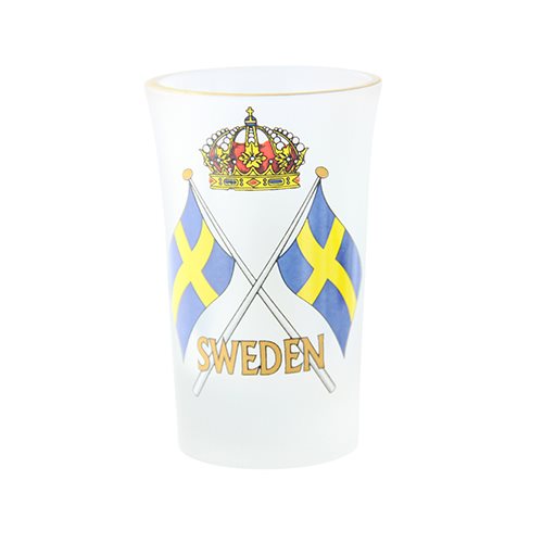 Shotglas frost Sverige fl.