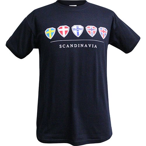 T-shirt marin Scandinavia Five, VUXEN