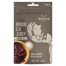 Jerky, torkat älgkött m. havssalt, 25g