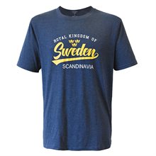 T-shirt FROST Royal kingd. Sweden blå, VUXEN